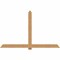 Ekena Millwork Eugene Smooth Timber Gable Bracket, Western Red Cedar, 96"W x 60"H x 3 1/2"D x 5 1/2"F, 15/12 Pitch GBW096X60X0406EUG00SWR - alternate 1